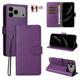 Litchi Texture RFID Blocking 3-Card Wallet Leather Phone Case