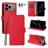 Litchi Texture RFID Blocking 3-Card Wallet Leather Phone Case