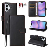 Litchi Texture RFID Blocking 3-Card Wallet Leather Phone Case