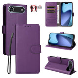 Litchi Texture RFID Blocking 3-Card Wallet Leather Phone Case