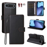 Litchi Texture RFID Blocking 3-Card Wallet Leather Phone Case