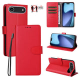 Litchi Texture RFID Blocking 3-Card Wallet Leather Phone Case