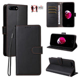 Litchi Texture RFID Blocking 3-Card Wallet Leather Phone Case