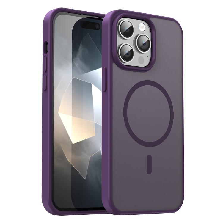 Fanying Series PC Hybrid TPU Translucent Frosted MagSafe Phone Case