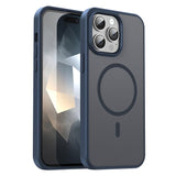 Fanying Series PC Hybrid TPU Translucent Frosted MagSafe Phone Case