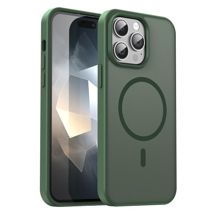 Fanying Series PC Hybrid TPU Translucent Frosted MagSafe Phone Case