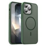 Fanying Series PC Hybrid TPU Translucent Frosted MagSafe Phone Case