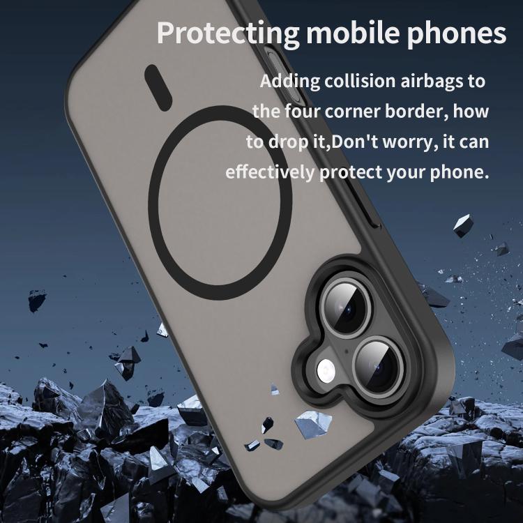 Fanying Series PC Hybrid TPU Translucent Frosted MagSafe Phone Case