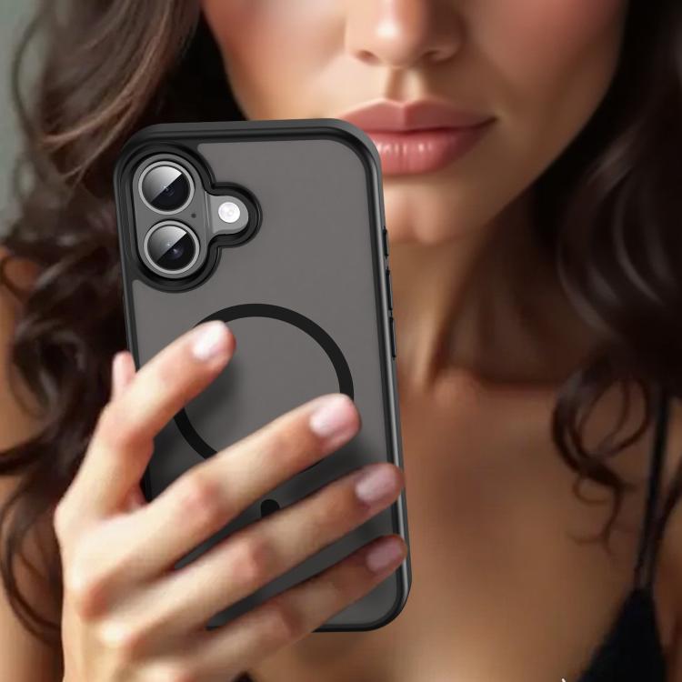 Fanying Series PC Hybrid TPU Translucent Frosted MagSafe Phone Case
