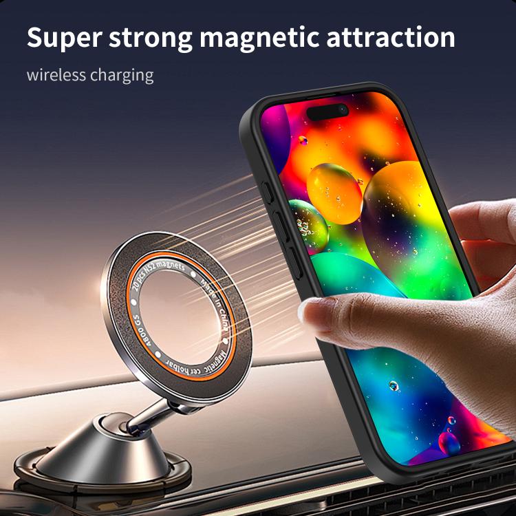 Fanying Series PC Hybrid TPU Translucent Frosted MagSafe Phone Case