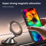 Fanying Series PC Hybrid TPU Translucent Frosted MagSafe Phone Case