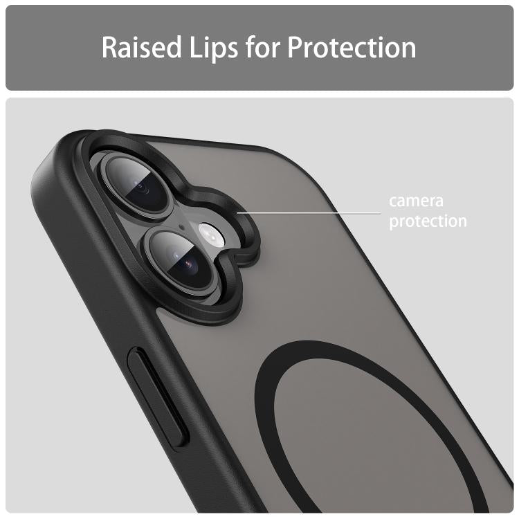 Fanying Series PC Hybrid TPU Translucent Frosted MagSafe Phone Case