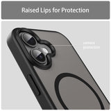 Fanying Series PC Hybrid TPU Translucent Frosted MagSafe Phone Case