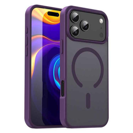 Fanying Series PC Hybrid TPU Translucent Frosted MagSafe Phone Case