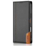 N.BEKUS P3 RFID Stitching Magnetic Flip Leather Phone Case