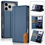 N.BEKUS P3 RFID Stitching Magnetic Flip Leather Phone Case