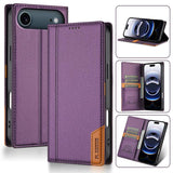 N.BEKUS P3 RFID Stitching Magnetic Flip Leather Phone Case