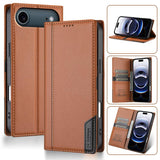 N.BEKUS P3 RFID Stitching Magnetic Flip Leather Phone Case