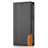 N.BEKUS P3 RFID Stitching Magnetic Flip Leather Phone Case