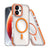 Dual-Color Clear Acrylic Hybrid TPU MagSafe Phone Case