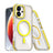 Dual-Color Clear Acrylic Hybrid TPU MagSafe Phone Case