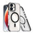 Dual-Color Clear Acrylic Hybrid TPU MagSafe Phone Case