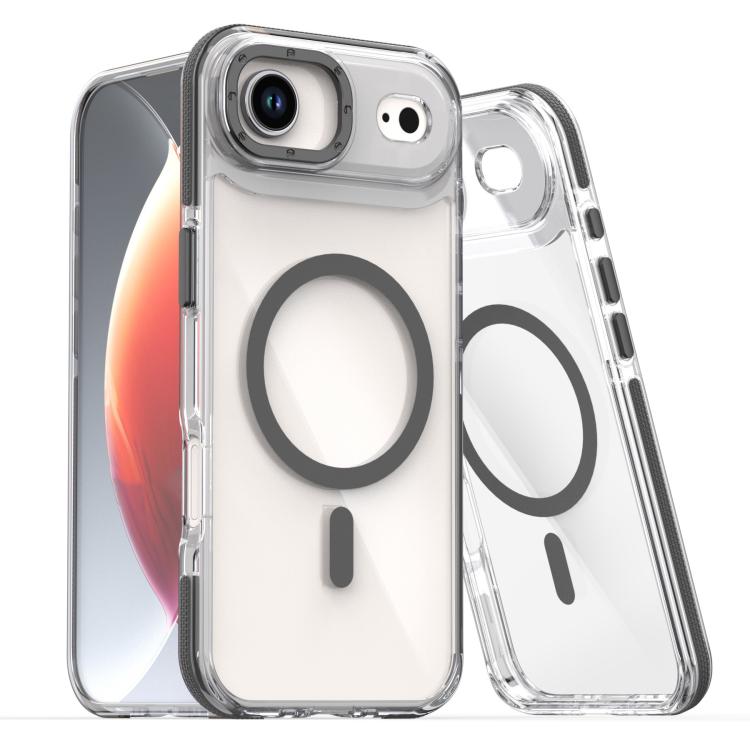 Dual-Color Clear Acrylic Hybrid TPU MagSafe Phone Case