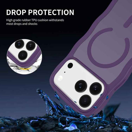 Skin Feel Wave Texture MagSafe Phone Case