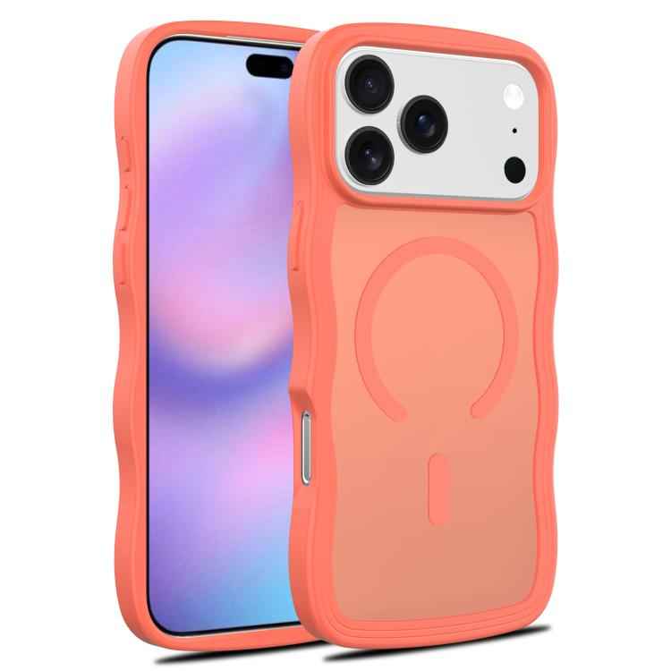 Skin Feel Wave Texture MagSafe Phone Case