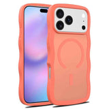 Skin Feel Wave Texture MagSafe Phone Case
