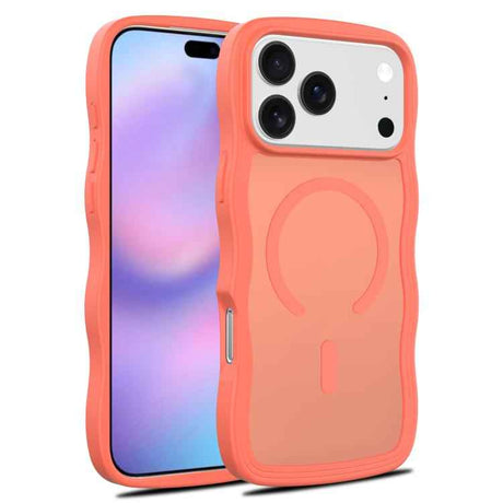 Skin Feel Wave Texture MagSafe Phone Case