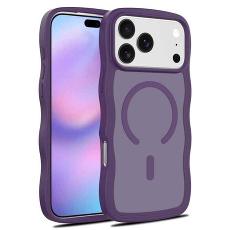 Skin Feel Wave Texture MagSafe Phone Case
