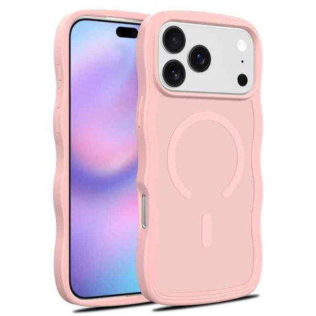 Skin Feel Wave Texture MagSafe Phone Case