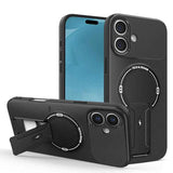 Carbon Fiber Texture MagSafe Phone Case with Holder