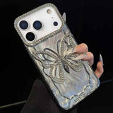 Butterfly Electroplating TPU Phone Case with Epoxy Cardboard