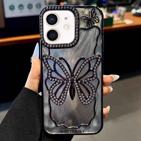 Butterfly Electroplating TPU Phone Case with Epoxy Cardboard