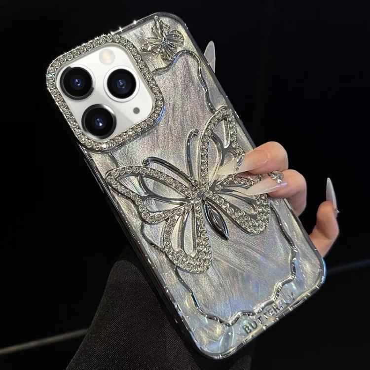 Butterfly Electroplating TPU Phone Case with Epoxy Cardboard