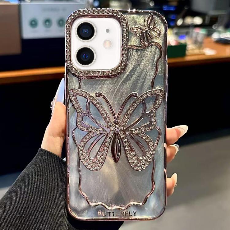 Butterfly Electroplating TPU Phone Case with Epoxy Cardboard