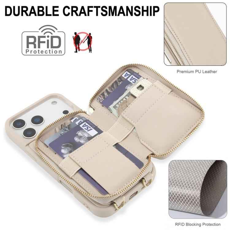 Crossbody Zipper RFID Card Bag Phone Case