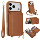 Crossbody Zipper RFID Card Bag Phone Case