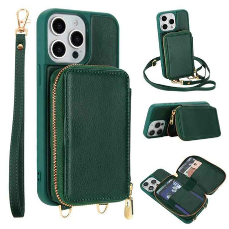 Crossbody Zipper RFID Card Bag Phone Case