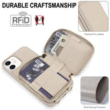 Crossbody Zipper RFID Card Bag Phone Case