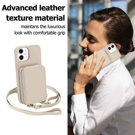 Crossbody Zipper RFID Card Bag Phone Case