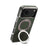 Denior A23 Magnetic Holder Electroplating Genuine Leather Phone Case