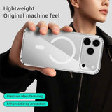 ABEEL MagSafe Magnetic Color Ring Anti-scratch Transparent Phone Case