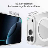 ABEEL MagSafe Magnetic Color Ring Anti-scratch Transparent Phone Case
