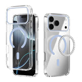 ABEEL MagSafe Magnetic Color Ring Anti-scratch Transparent Phone Case