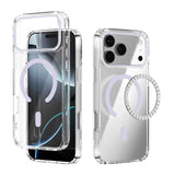 ABEEL MagSafe Magnetic Color Ring Anti-scratch Transparent Phone Case