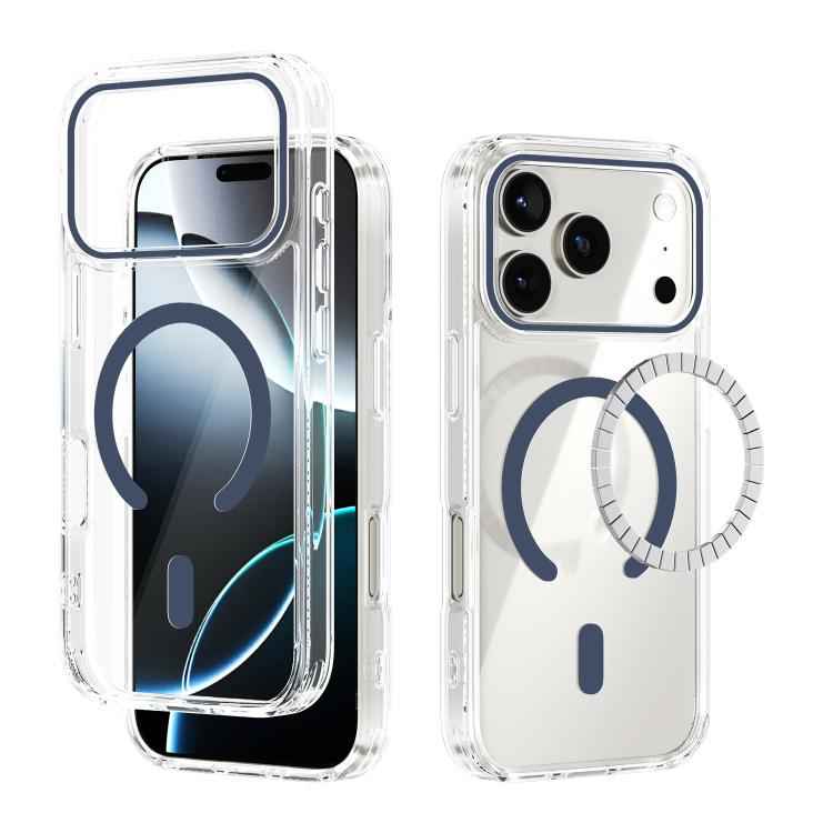 ABEEL MagSafe Magnetic Color Ring Anti-scratch Transparent Phone Case