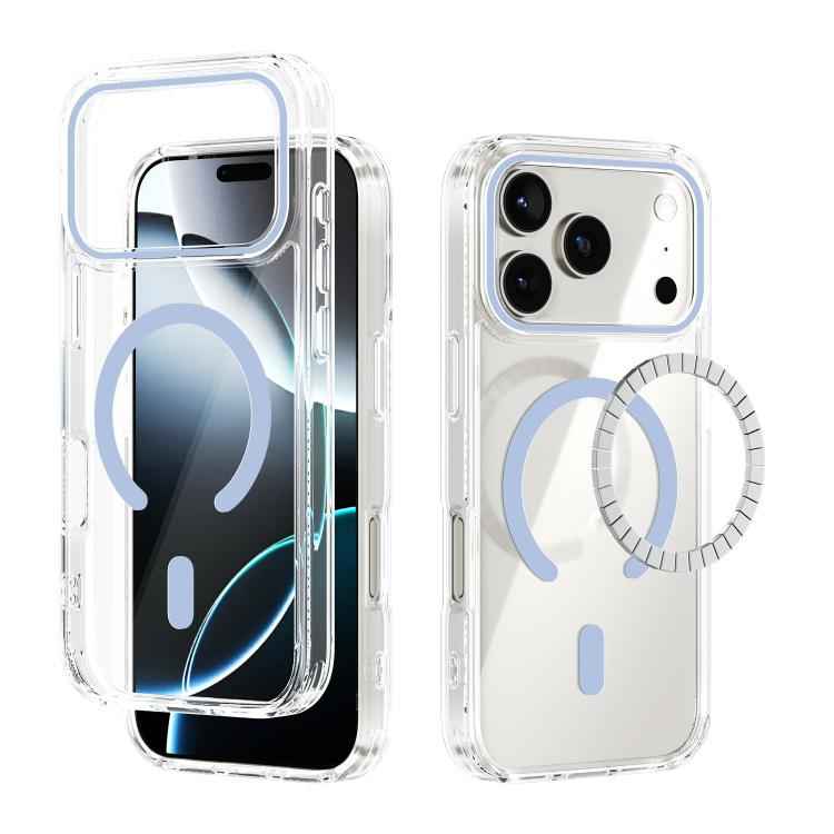 ABEEL MagSafe Magnetic Color Ring Anti-scratch Transparent Phone Case